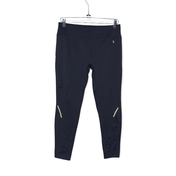 DANSKIN NOW Gray Lined Leggings with Key Pocket M - Picture 2 of 6